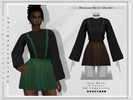 Sims 4 — Blouse-Skirt Outfit by ChordoftheRings — - 8 Colors - New Mesh (All LODs) - All Texture Maps - HQ Compatible -