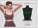 Sims 4 — Wool Blouse T-345 by ChordoftheRings — - 8 Colors - New Mesh (All LODs) - All Texture Maps - HQ Compatible -