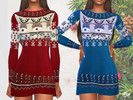 Sims 4 — Chritmas Dresses by saliwa — Chritmas Dresses 3 swatches