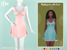 Sims 4 — Nightgown with lace by MysteriousOo — Nightgown with lace in 9 colors