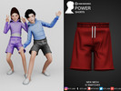 Sims 4 — Power (Shorts) by Beto_ae0 — Sports shorts for boys, enjoy them - 13 colors - New Mesh - All Lods - All maps