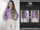 Sims 4 — FLOWER SET-283 (JUMPER) BD828 by busra-tr — 10 colors Adult-Elder-Teen-Young Adult For Female Custom thumbnail