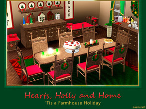 Sims 3 — Hearts, Holly and Home Part I by Cashcraft — The Sims 3 set, Hearts, Holly and Home celebrates the holiday