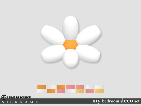 Sims 4 — my bedroom set_flower pillow by NICKNAME_sims4 — my bedroom deco set 10 package files. my bedroom set_candles