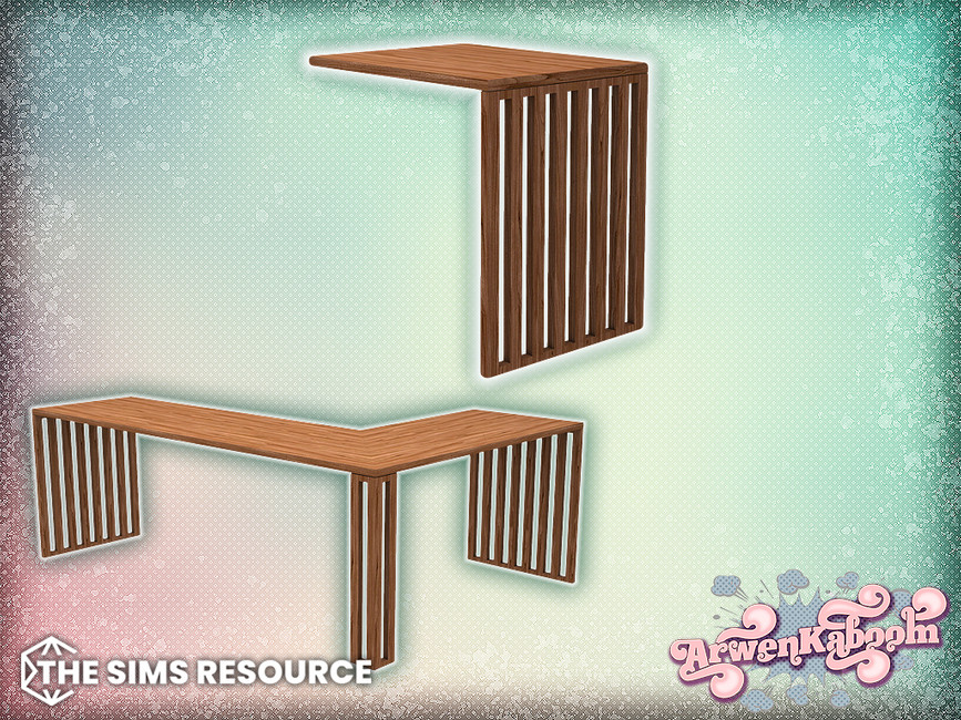 The Sims Resource Arran Kitchen Island Right End