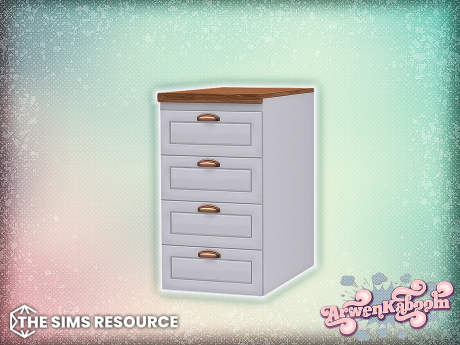 The Sims Resource - Arran - Right Counter End (Thin)