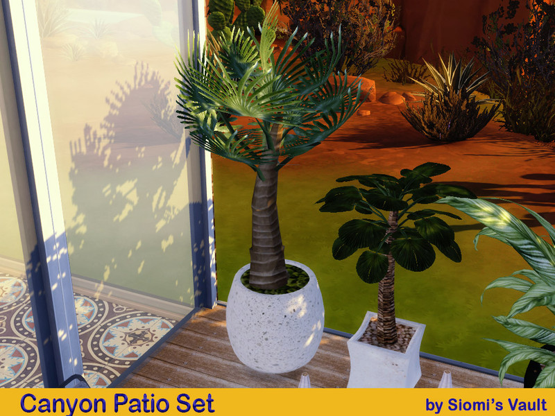 Sims 4 Canyon Patio Plant #01 by siomisvault