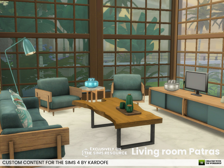 The Sims Resource - Living room Patras
