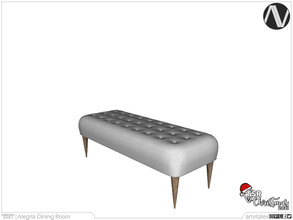 Sims 3 — Alegria Bench by ArtVitalex — Christmas Collection | All rights reserved | Belong to 2021 ArtVitalex@TSR -