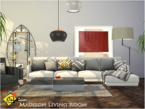 Sims 3 — Madison Living Room by Onyxium — Onyxium@TSR Design Workshop Living Room Collection | Belong To The 2022 Year