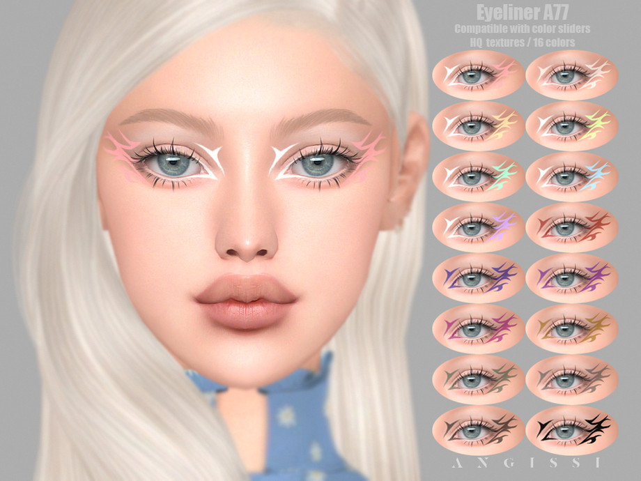 The Sims Resource - Eyeliner A77