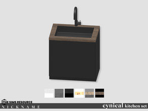 Sims 4 — cynical kitchen set_sink by NICKNAME_sims4 — cynical kitchen set 10 package files. cynical kitchen set_counter