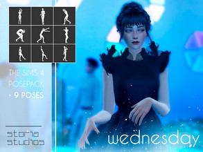 Sims 4 — PosePack | Wednesday Dance Goo Goo Muck by Storia_Studios — Inspired by Wednesday dance during the ball to the