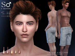 Sims 4 — Naturel skintones for male 0123 F by S-Club — Naturel skintones for male, with 12 colors, compatible HQ mod,