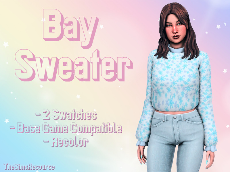 Sims 4 Bay Sweater by paletteaye1