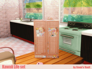 Sims 4 — Kawaii life locker by siomisvault — Don't ask just accept that this set it's absolutely random! Hope you like