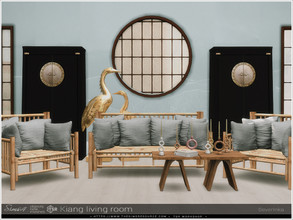 Sims 4 — Kiang livingroom by Severinka_ — A set of furniture and decor for the decoration livingroom. In a modern