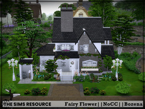 Sims 4 — Fairy Flower by Bozena — The house is located in the Henford on Bagley . Have fun Lot: 20 x 15 Value: $ 21 703