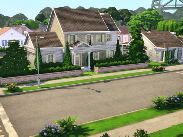 Sims 4 — Cove st 2 by gredsuke2 — A little old style house for three sims, made this for two elders who are raising their