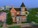Sims 4 — Cain Mansion (No CC) by texxasrose — Beautiful, historic mansion combines old-world charm with modern living