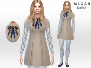 Sims 4 — Megan Costume Dress by Puresim — Megan doll dress.