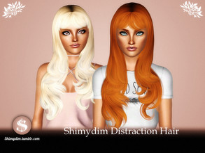 Sims 3 — Distraction Hairstyle - Adult by Shimydimsims — Hi! I hope you will like this hair! It's a long hair with some