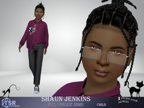Sims 4 — Shaun Jenkins by Merit_Selket — Shaun is a little bit nerdy and likes his videogames Shaun Jenkins Child Whiz