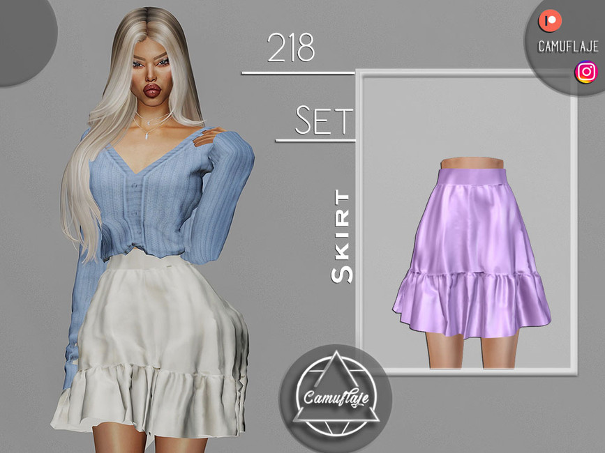The Sims Resource - SET 218 - Skirt