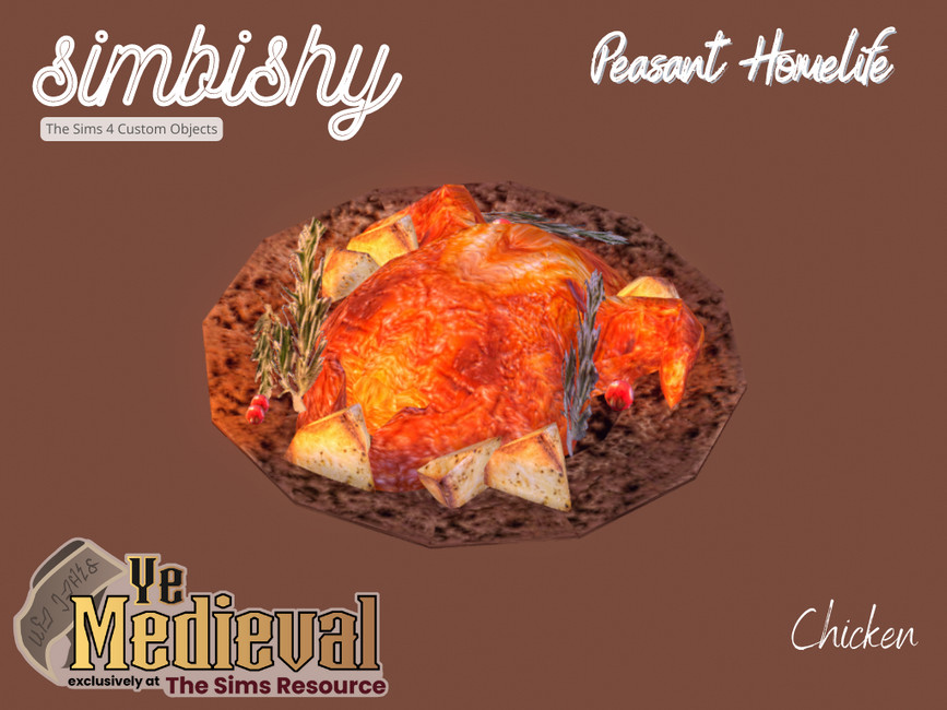 The Sims Resource Ye Medieval Peasant Homelife Chicken