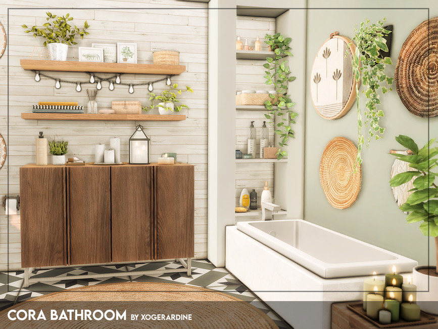 The Sims Resource Cora Bathroom (TSR only CC)