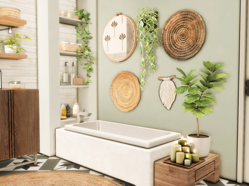 The Sims Resource Cora Bathroom (TSR only CC)