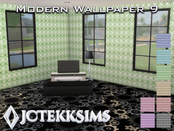 Sims 4 — Modern Wallpaper 9 by JCTekkSims — Created with love by your friendly neighborhood creator, JCTekkSims.