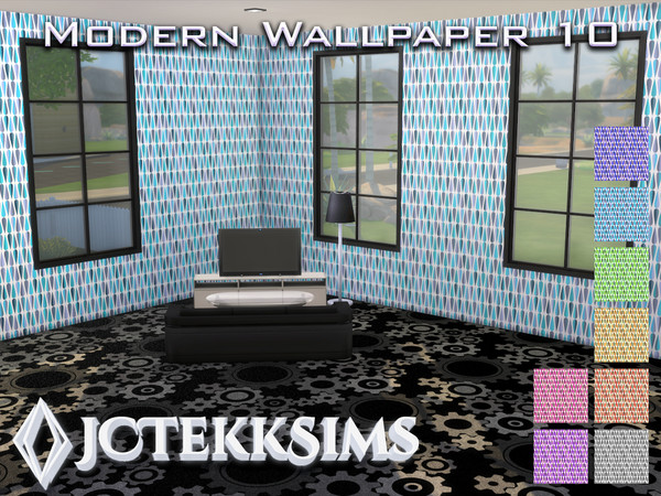 Sims 4 — Modern Wallpaper 10 by JCTekkSims — Created with love by your friendly neighborhood creator, JCTekkSims.