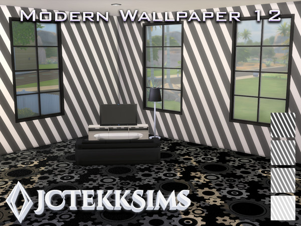 Sims 4 — Modern Wallpaper 12 by JCTekkSims — Created with love by your friendly neighborhood creator, JCTekkSims.