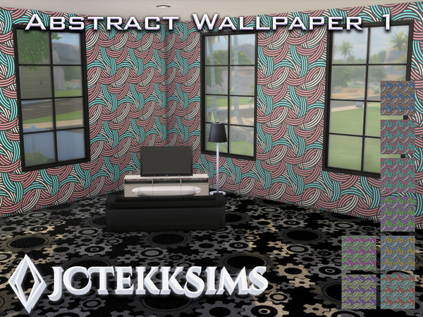 Sims 4 — Abstract Wallpaper 1 by JCTekkSims — Created with love by your friendly neighborhood creator, JCTekkSims.