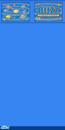 Sims 2 — buzz lightyear by gonein60 — just a wall.