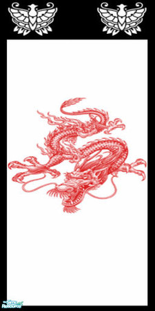 Sims 2 — Asian wall set. - Individual Item by gonein60 — 