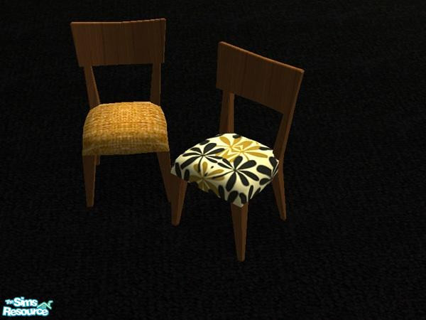 Sims 2 — Teak Living Room - chair frame by alexpilgrim68 — Oaktowne chair frame in exotic Teak wood. 