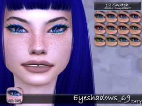 Sims 4 — Eyeshadows_69 by tatygagg — New eyeshadows for all your Sims. - Female, Male - Human, Alien - Teen to Elder - Hq