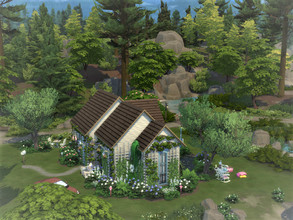 Sims 4 — Peaceful Place Copperdale no cc by sgK452 — Lot 20x20 A small cottage ideal for spending quiet moments away from