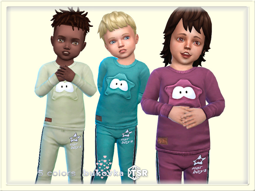 The Sims Resource - Shirt Star Boys