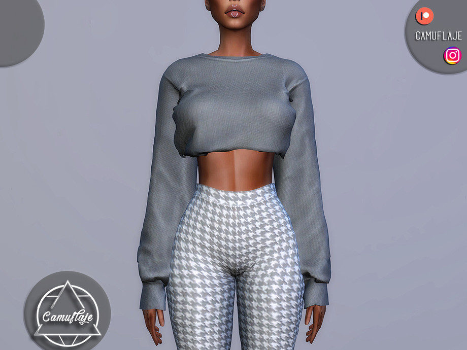 The Sims Resource - SET 221 - Sweatshirt
