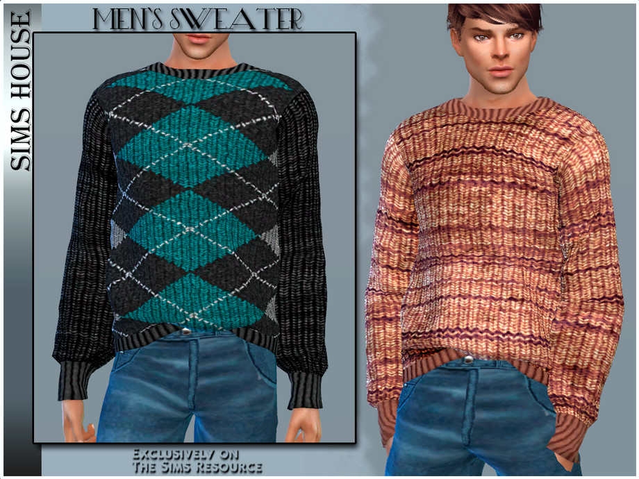 The Sims Resource - MEN'S SWEATER