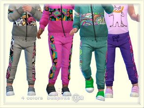 Sims 4 — Pants Colored Inserts  by bukovka — Pants for babies of both sexes: boys and girls. Installed stand-alone,