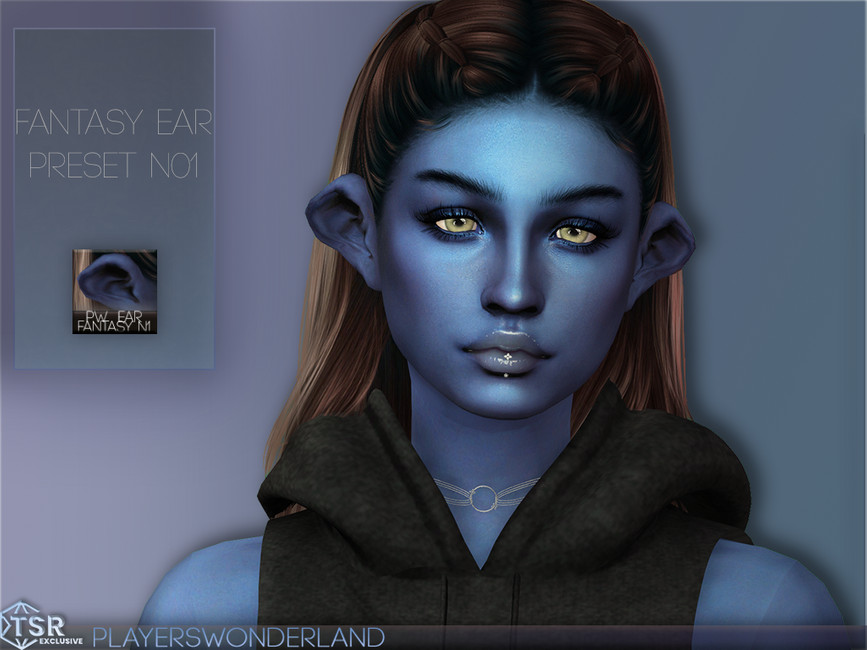 The Sims Resource Fantasy Ear Preset N01