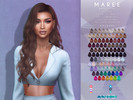 Sims 4 — [Patreon] Maree - Hairstyle by Anto — Long wavy hairstyle Thank you so much for downloading my hairstyle. <3