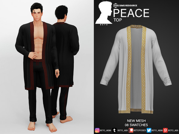 The Sims Resource - Peace (Top)