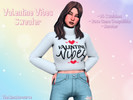 Sims 4 — Valetine Vibes Sweater by paletteaye1 — A Valentine vibes sweater for Valentine's Day