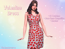 Sims 4 — Valentine Dress by paletteaye1 — A valentine heart dress for Valentine's Day