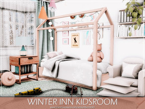 Sims 4 — Winter Inn Kidsroom by MychQQQ — Value: $ 8,611 Size: 5x5 